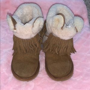 UGG bear ears with fringe